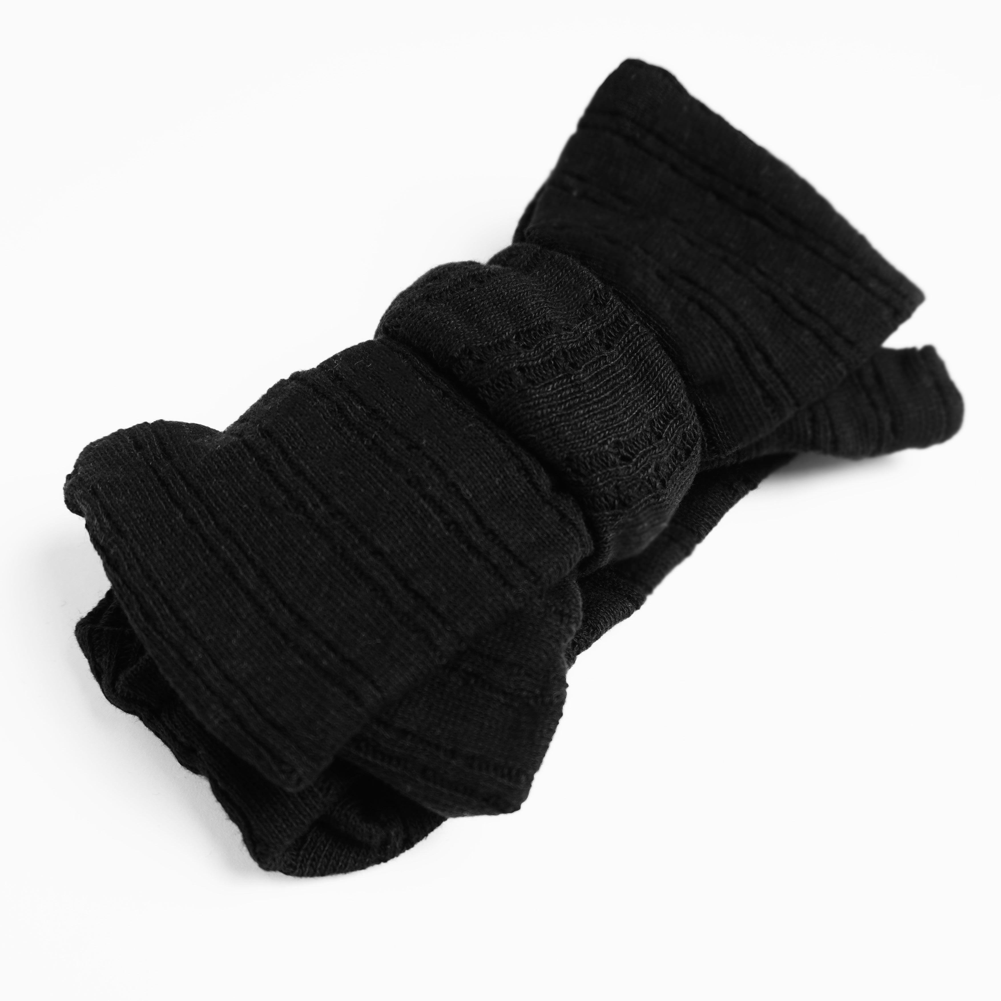 Pointelle Hårband - Svart