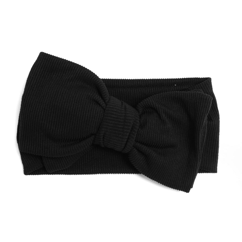 Ribbat Hårband - Svart