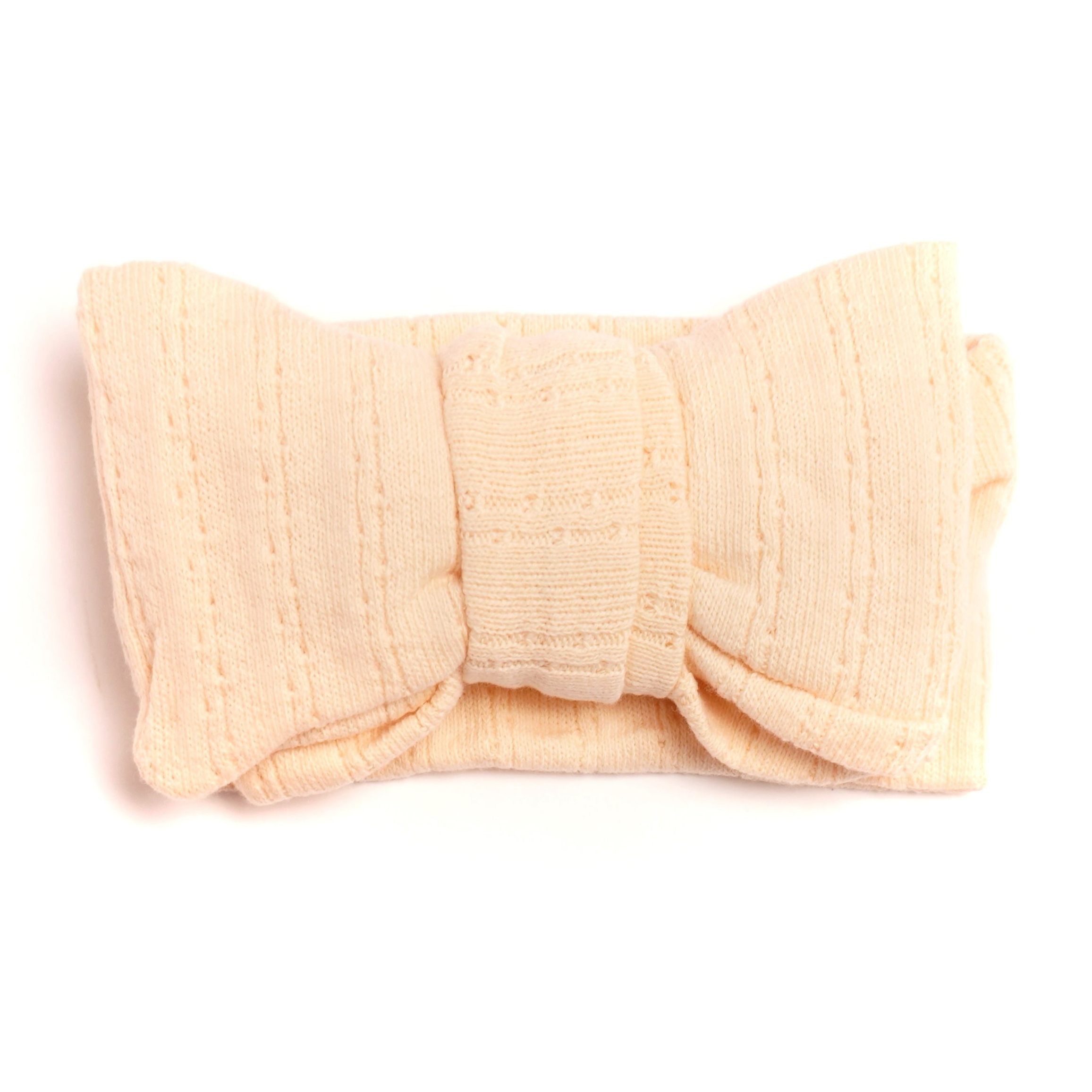 Pointelle Hårband - Offwhite