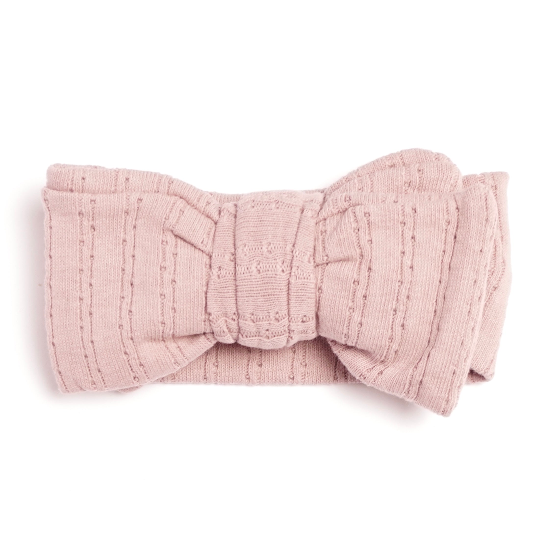 Pointelle Hårband - Dusty purple