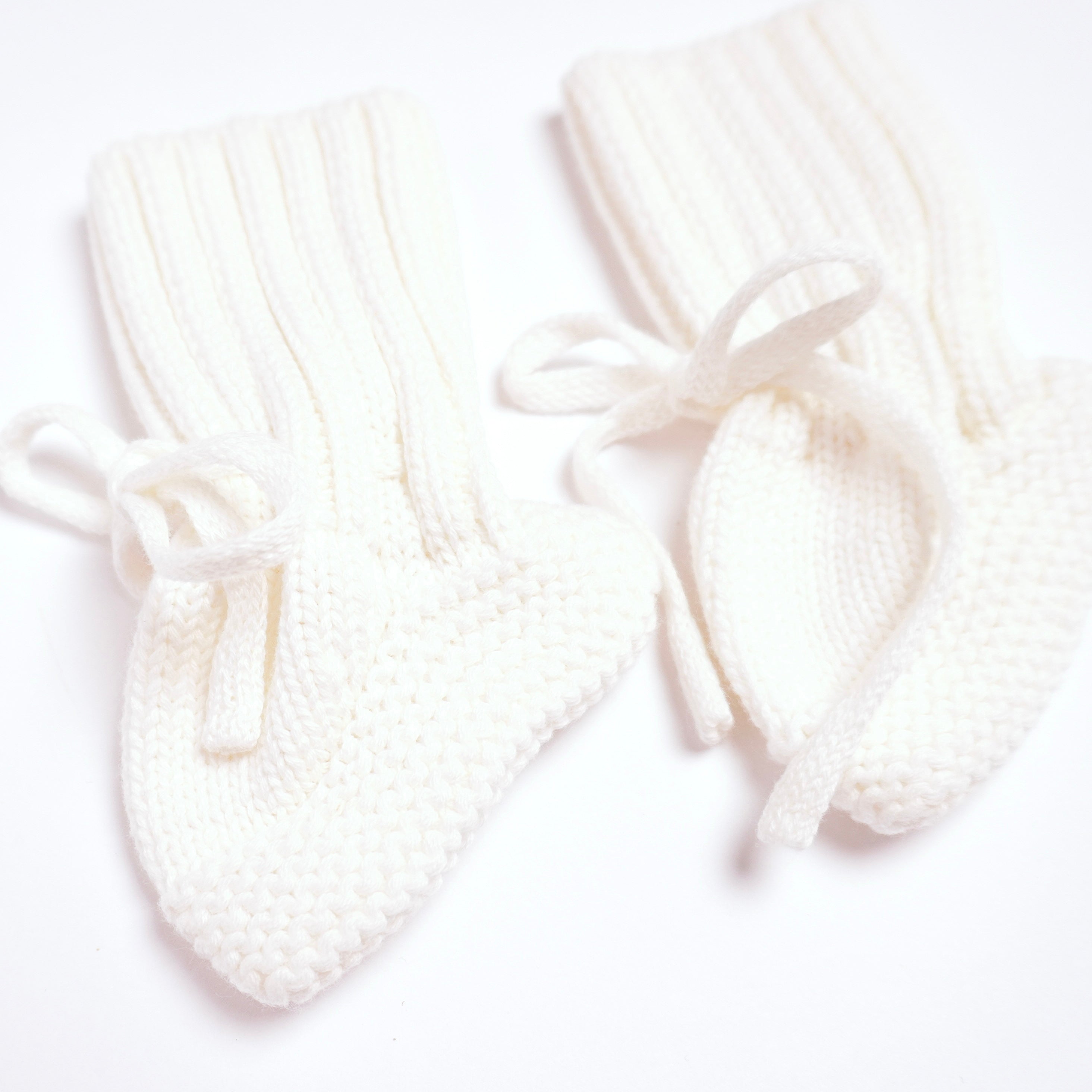 Stickade Tossor - benvit