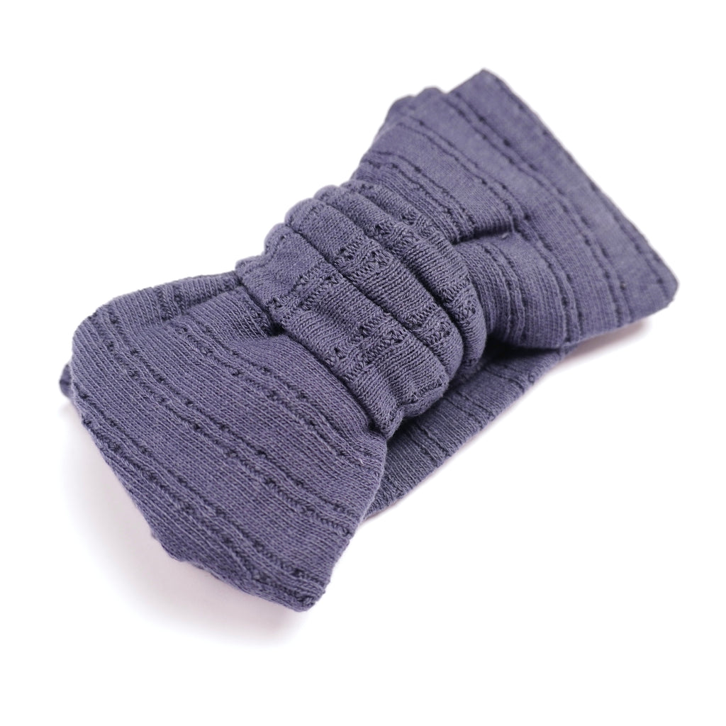 Pointelle Hårband - Marinblå