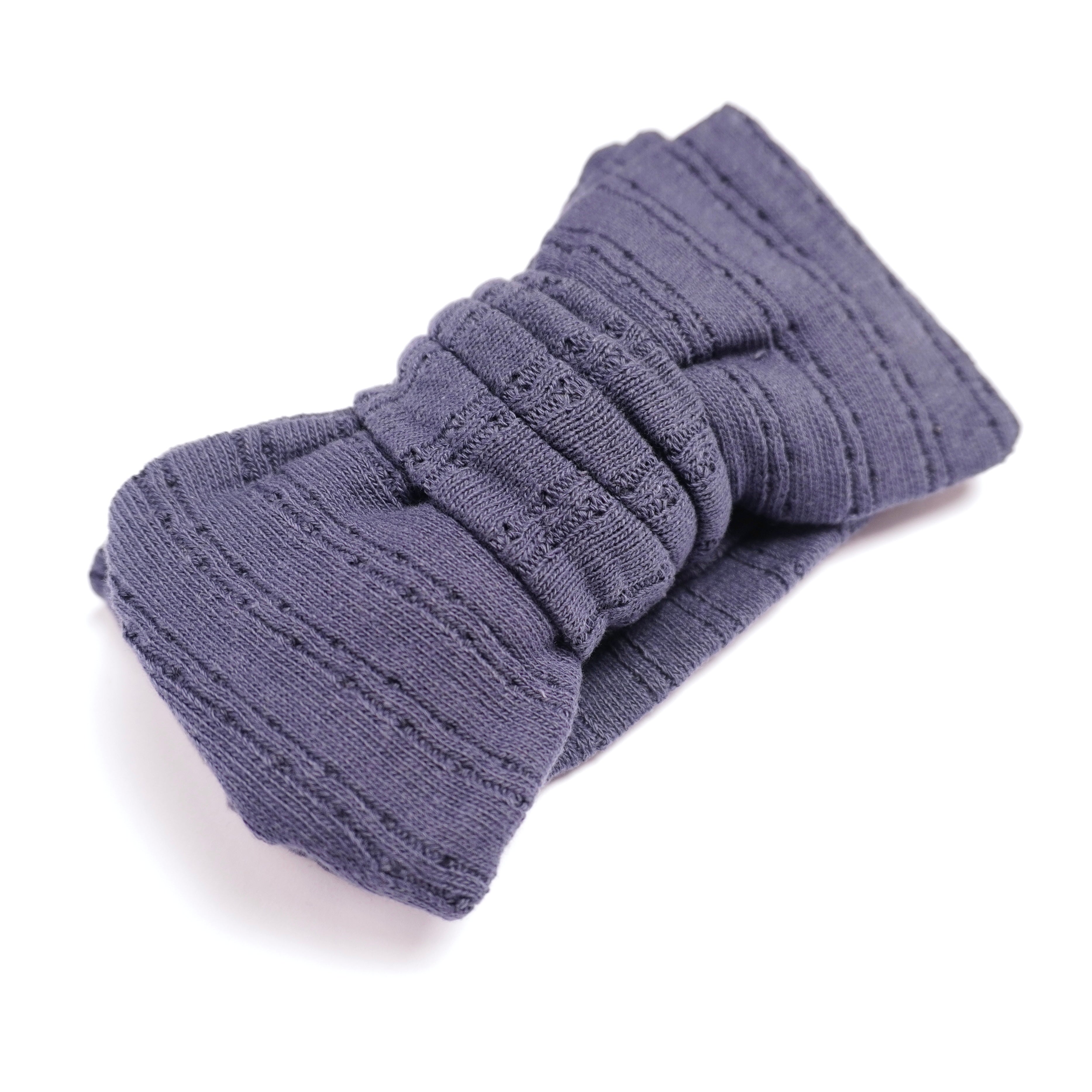 Pointelle Hårband - Marinblå